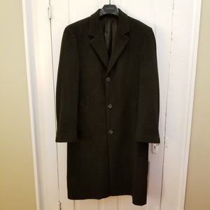 Men's classic fit, woal blend overcoat